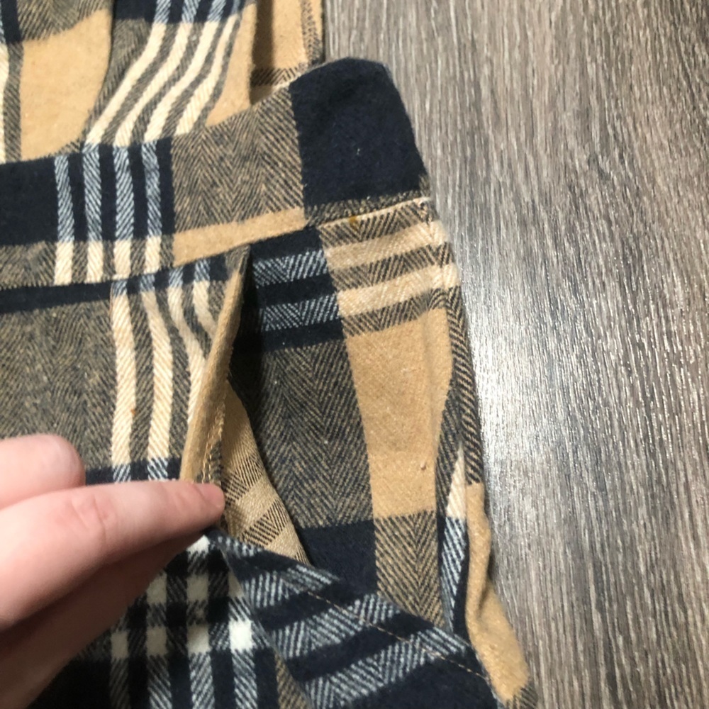 SHEIN Plaid Pinafore Overall Dress with Pockets - Size XL - Dark Academia - Picture 3 of 9